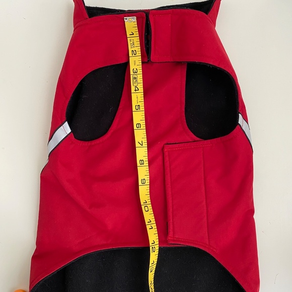 17” water resistant dog coat with reflective stripes - Picture 5 of 7
